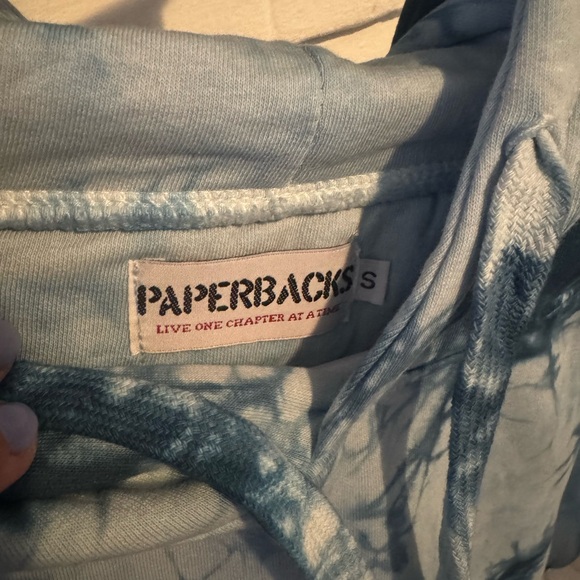 Original Paperbacks  Tie-dye hoddie in blue - Picture 2 of 10